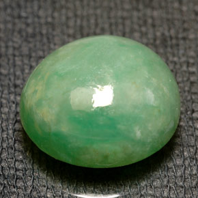 Jadéite Vert naturelle Transparent, 9.74 ct, Transparent / Translucide