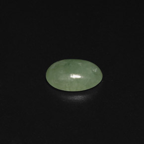 Jadéite Vert naturelle Transparent, 1.70 ct, Transparent / Translucide