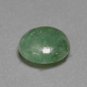 Jadéite vert naturelle transparent, 2,26 ct, transparent / translucide