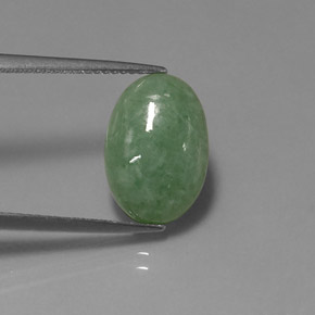 Jadéite Vert naturelle Transparent, 5.83 ct, Transparent / Translucide