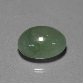 Jadéite Vert naturelle Transparent, 7.24 ct, Transparent / Translucide