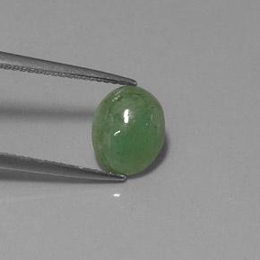 Jadéite Vert naturelle Transparent, 2.23 ct, Transparent / Translucide