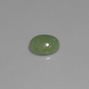 Jadéite vert naturelle transparent, 2,39 ct, transparent / translucide
