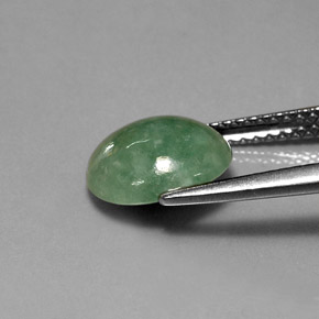 Jadéite Vert naturelle Transparent, 2.78 ct, Transparent / Translucide