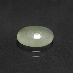 Jadéite vert naturelle transparent, 1,87 ct, transparent / translucide