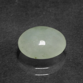 Jadéite Vert clair naturelle Transparent, 2.81 ct, Transparent / Translucide