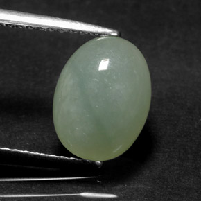 Jadéite Vert naturelle Transparent, 3.23 ct, Transparent / Translucide