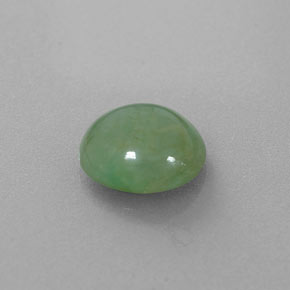 Jadéite Vert naturelle Coupe roude, 2.01 ct, Translucide