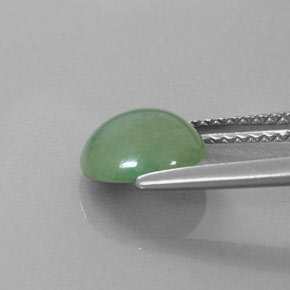 Jadéite Vert naturelle Coupe roude, 2.01 ct, Translucide