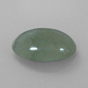 Jadéite Vert naturelle Coupe ovale, 6.49 ct, Translucide