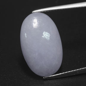 Jadéite Lavande naturelle Coupe ovale, 10.99 ct, Opaque