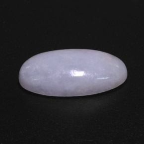Jadéite Lavande naturelle Coupe ovale, 11.87 ct, Opaque