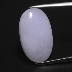 Jadéite Lavande naturelle Coupe ovale, 12.14 ct, Opaque