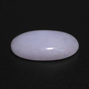 Jadéite Lavande naturelle Coupe ovale, 12.14 ct, Opaque