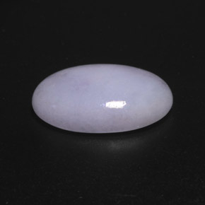 Jadéite Lavande naturelle Coupe ovale, 10.85 ct, Opaque