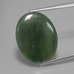 Jadéite Vert naturelle Coupe ovale, 9.83 ct, Translucide