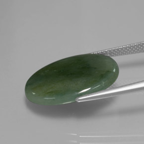 Jadéite Vert naturelle Coupe ovale, 9.83 ct, Translucide