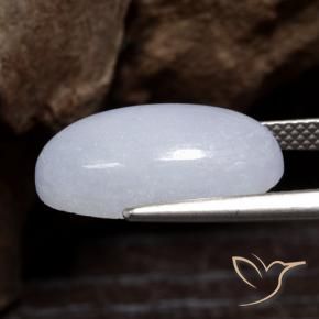 Jadéite Violet clair naturelle ovale, 9.97 ct, Opaque