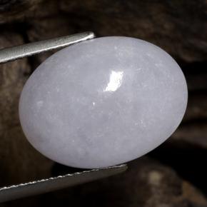Jadéite Lavande naturelle Coupe ovale, 11.62 ct, Translucide