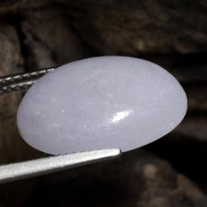 Jadéite Lavande naturelle Coupe ovale, 11.62 ct, Translucide