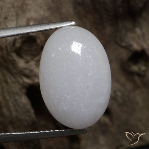 11.34ct Naturel Gris Jadéite, ovale, Translucide