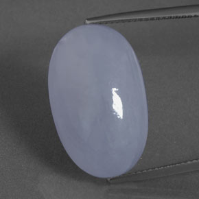 Jadéite Lavande naturelle ovale, 20.87 ct, Opaque