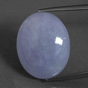 Jadéite Lavande naturelle ovale, 24.71 ct, Opaque