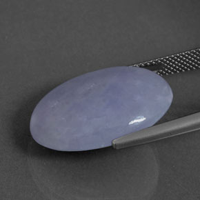 Jadéite Lavande naturelle ovale, 24.71 ct, Opaque