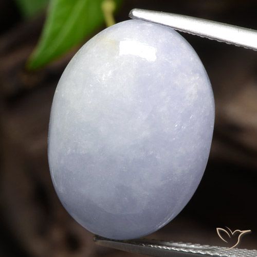 25.96ct Naturel Violet clair Jadéite, ovale, Opaque