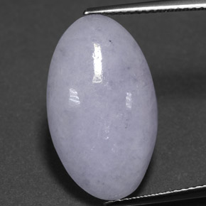 Jadéite Lavande naturelle Coupe ovale, 10.43 ct, Opaque