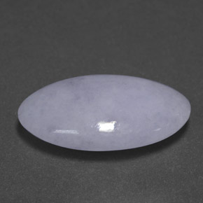 Jadéite Lavande naturelle Coupe ovale, 10.43 ct, Opaque