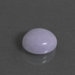Jadéite Lavande naturelle ovale, 5.18 ct, Opaque