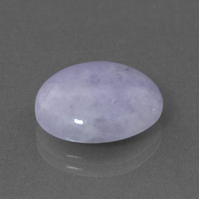 Jadéite Lavande naturelle ovale, 9.36 ct, Opaque