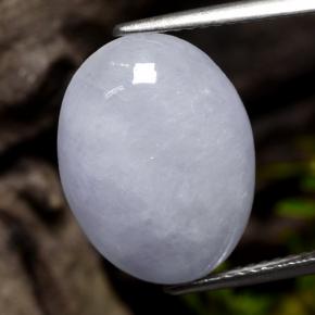 Jadéite violet naturelle coupe ovale, 8,63 ct, opaque