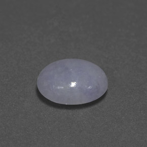 Jadéite Lavande naturelle Coupe ovale, 2.84 ct, Opaque