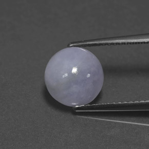 Jadéite Lavande naturelle Coupe roude, 3.06 ct, Opaque