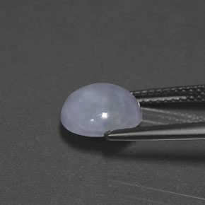 Jadéite Lavande naturelle Coupe roude, 3.06 ct, Opaque