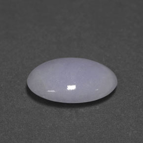 Jadéite Lavande naturelle Coupe ovale, 3.51 ct, Opaque