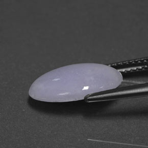 Jadéite Lavande naturelle Coupe ovale, 3.51 ct, Opaque