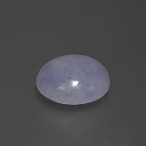 Jadéite Lavande naturelle Coupe ovale, 3.19 ct, Opaque