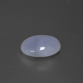 Jadéite Lavande naturelle Coupe ovale, 1.35 ct, Opaque