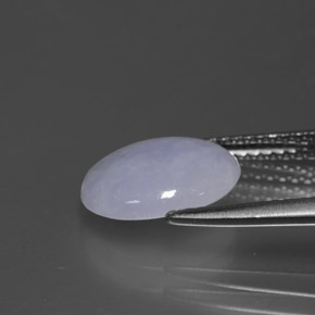 Jadéite Lavande naturelle Coupe ovale, 2.25 ct, Opaque