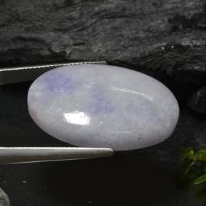 Jadéite Lavande naturelle Coupe ovale, 46.32 ct, Opaque