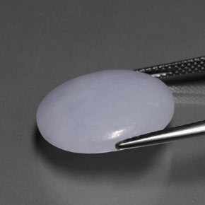 Jadéite Lavande naturelle Coupe roude, 13.72 ct, Translucide