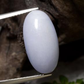 Jadéite violet naturelle coupe ovale, 12,42 ct, translucide
