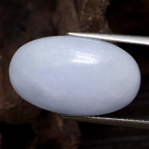 Jadéite Violet clair naturelle Coupe ovale, 14.33 ct, Opaque