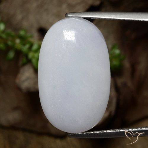 17.61ct Naturel Gris léger Jadéite, ovale, Translucide