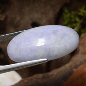 Jadéite Violet clair naturelle Coupe ovale, 23.85 ct, Opaque