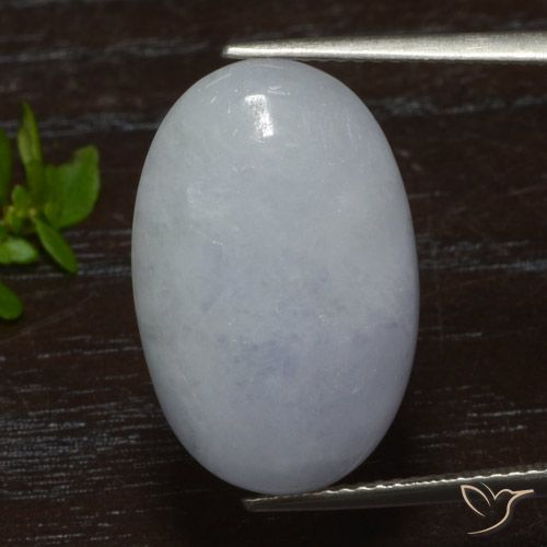 15.02ct Naturel Gris léger Jadéite, ovale, Translucide