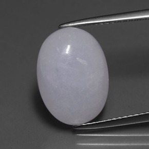 Jadéite Lavande naturelle Coupe ovale, 7.79 ct, Translucide
